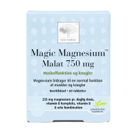 MAGIC MAGNESIUM MALAT магний малат для мышц и костей, 750мг таблетки №60 (NEW NORDIC)