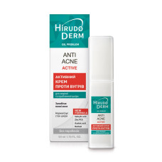 Hirudo Derm Oil Prob. Anti-Acne Крем актив.от угрей 50мл