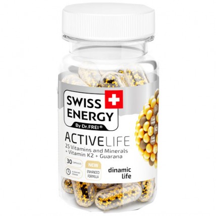 Вітаміни капс. Swiss Energy ActiveLife №30