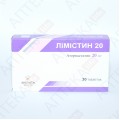 ЛИМИСТИН 20 таблетки, п/плен. обол., по 20 мг №30 (10х3)
