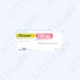 ЛОЗАП® таблетки, п/о, по 100 мг №30 (10х3)