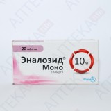 ЭНАЛОЗИД® МОНО таблетки по 10 мг №20 (10х2)