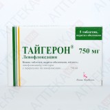 ТАЙГЕРОН® таблетки, п/о, по 750 мг №5 (5х1)