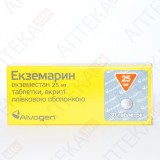 ЭКЗЕМАРИН таблетки, п/плен. обол., по 25 мг №30 (10х3)
