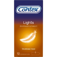 Презервативи Contex Lights (особливо тонкі) №12