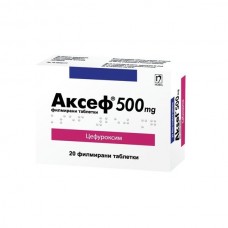 АКСЕФ® таблетки, п/о, по 500 мг №20 (10х2)