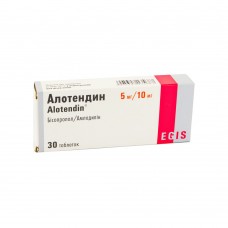 АЛОТЕНДИН таблетки по 5 мг/10 мг №30 (10х3)