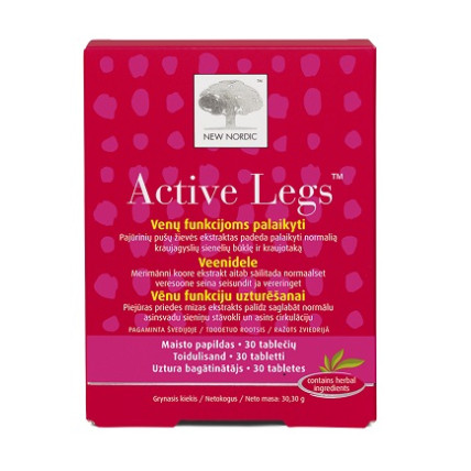 ACTIVE LEGS от варикоза таблетки №30 (NEW NORDIC)
