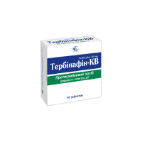 ТЕРБИНАФИН-КВ таблетки по 250 мг №14 (7х2)
