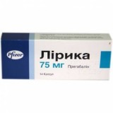 ЛИРИКА капсулы по 75 мг №14 (14х1)