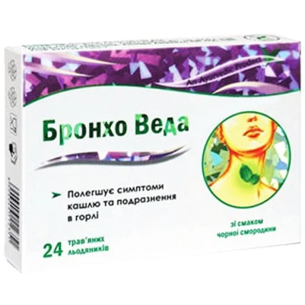 БРОНХО ВЕДА ТРАВ’ЯНІ ЧОРНА СМОРОДИНА №24