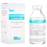 ЛЕВОФЛОКСАЦИН р-н д/інф. 0.5% 100мл пляш.