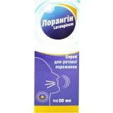 ЛОРАНГІН спрей д/рот. порож. 50мл флак.