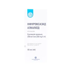 НИФУРОКСАЗИД-АЛКАЛОИД суспензия 200/5 мл 90 мл флакон