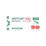 Монтулар Кідс табл,жувал. 4 мг №30 (10х3)